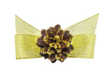 Noel papyon beyaz arka plan üzerinde