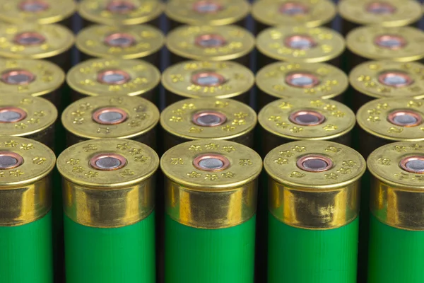 Group hunting cartridges for shotgun — Stock Photo, Image