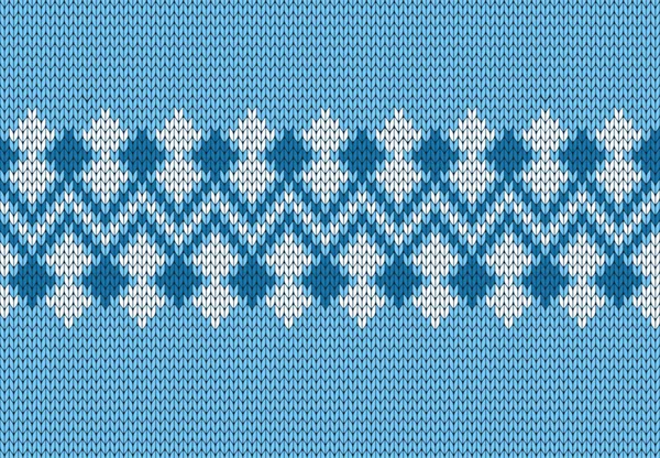 Mavi tonlarda Dikişsiz örgü desen