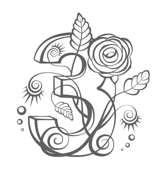 Tasarımın için üç numaralı çiçek.