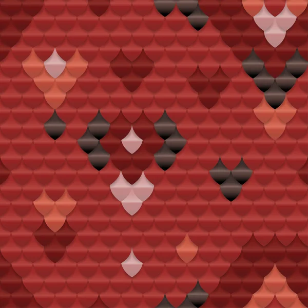 Modèle rouge sans couture — Image vectorielle