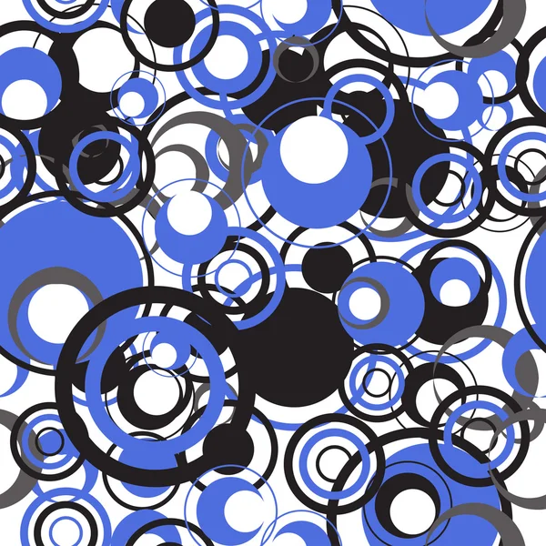 Blå och grå cirklar — Stock vektor