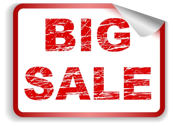 Наклейка Big Sale — стоковый вектор