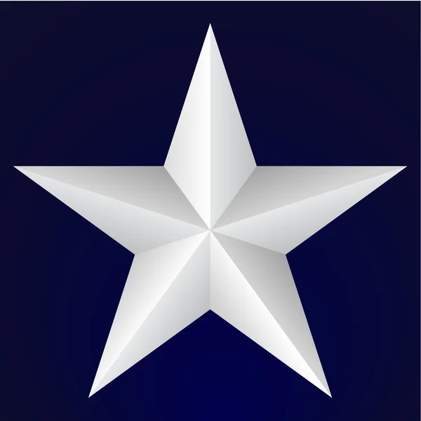Étoile à cinq branches — Image vectorielle
