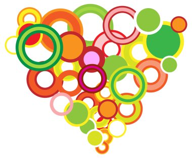 Renkli Daireler kabarcıklar