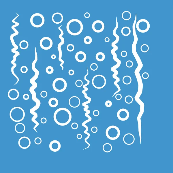 Blauwe naadloze zee patroon — Stockvector