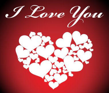 Sevgililer günü kartı.