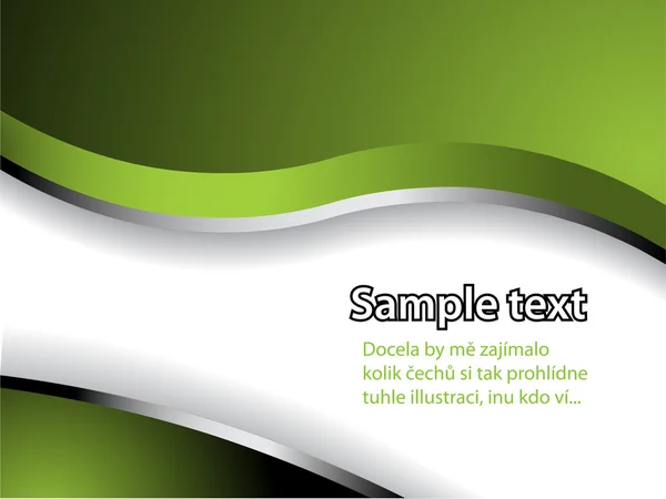 Text pattern with green color gradient — Stock Vector