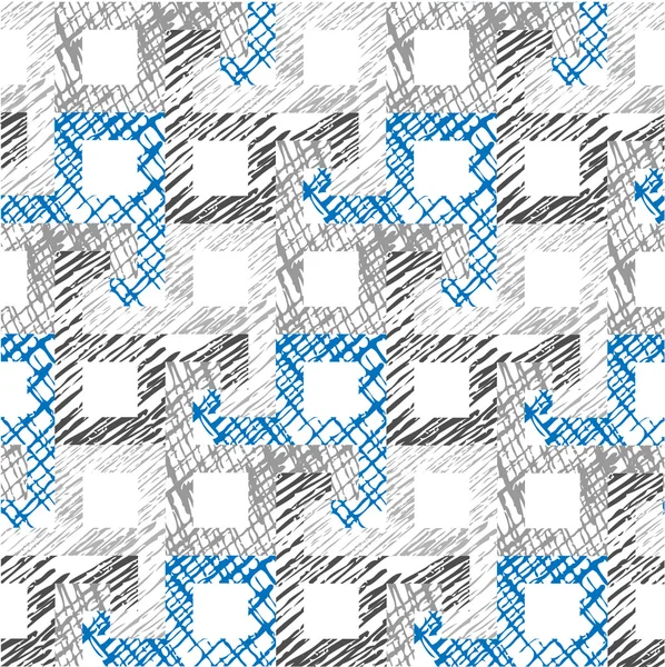 抽象的灰色和蓝色无缝背景 — 图库矢量图片