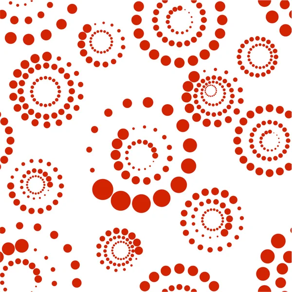 Modèle sans couture rouge abstrait — Image vectorielle