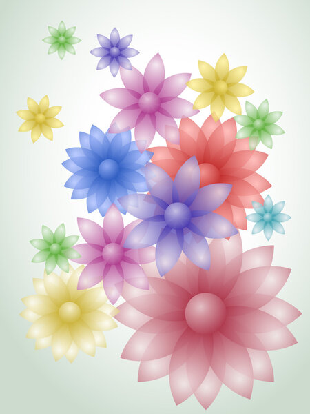 Страница с множеством цветов
