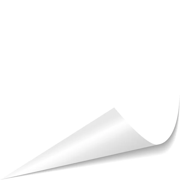 kıvrılmış kağıt köşe