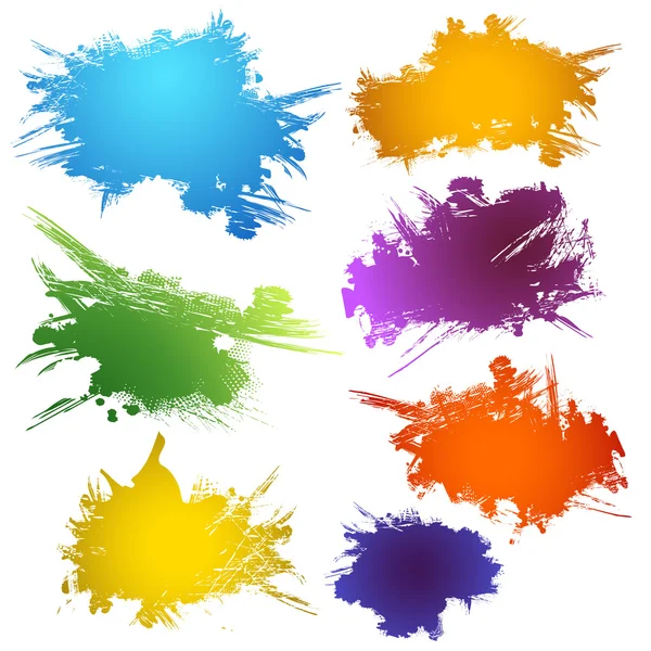 Beyaz renkli mürekkep lekesi