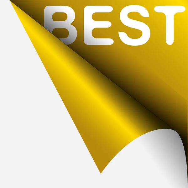 Text best on golden background — Stock Illustration Text best on golden background Vector Graphics
