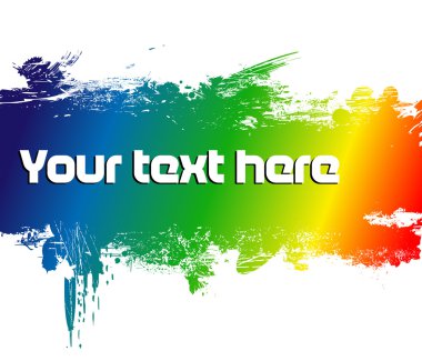 Gökkuşağı renkli mürekkep arka plan