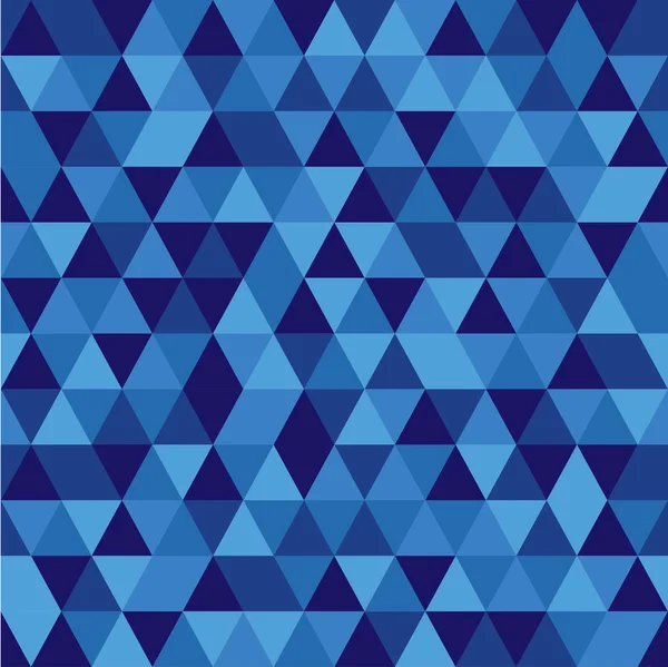 Pattern made from blue triangles — Stock Vector