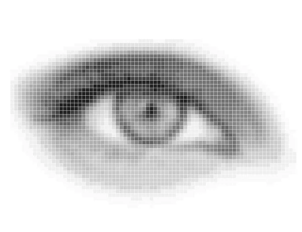 Abstraktes menschliches Auge — Stockvektor