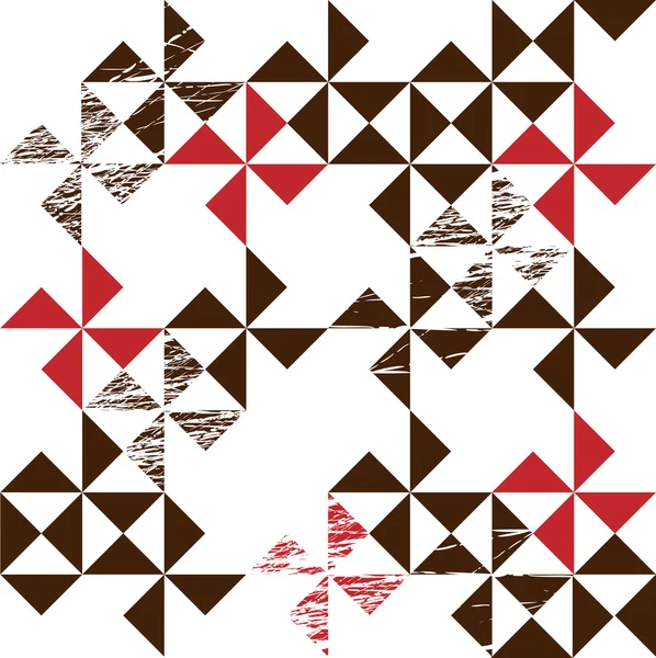 Dreiecke nahtloses Muster — Stockvektor