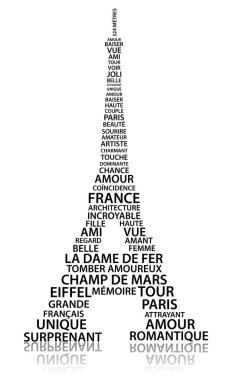 abstracte Eiffeltoren