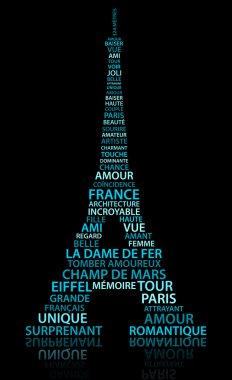 abstracte Eiffeltoren