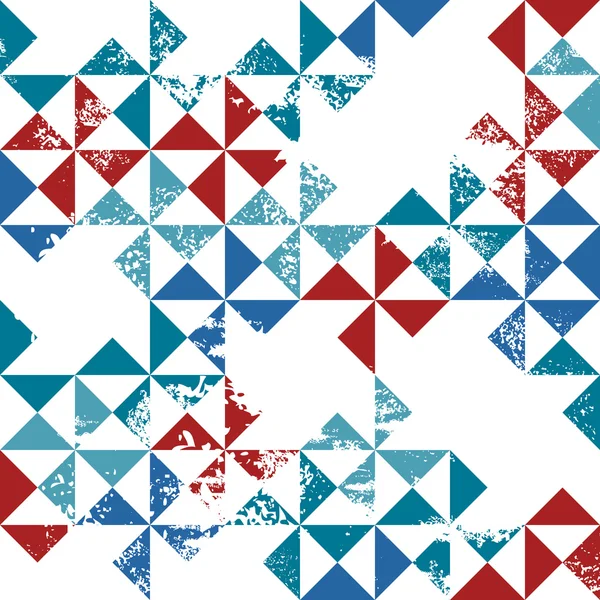 Triángulos azul y gris — Vector de stock