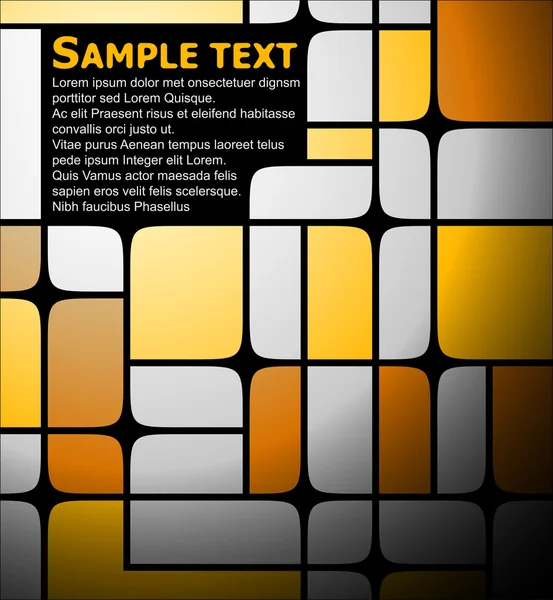 Text pattern squares — Stock Vector