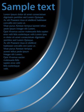 Dark blue text