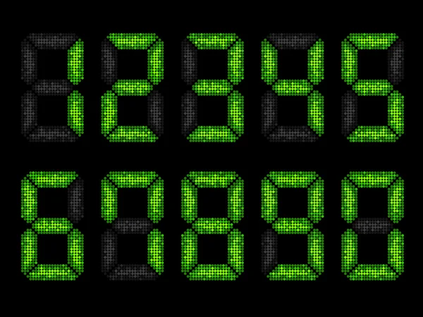 Seven segment display — Stockový vektor