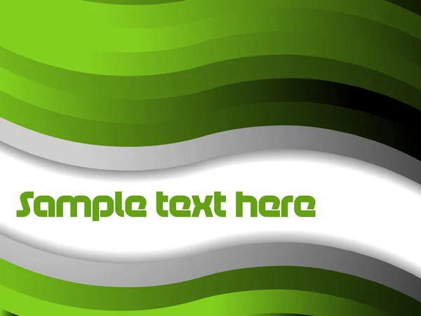 Text pattern with green — Stock Vector