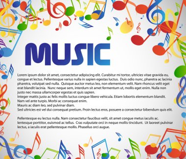 müzik Tema arka plan