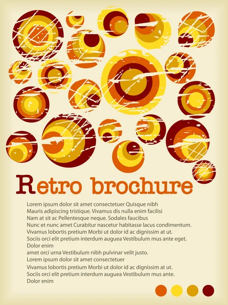 Retro broşür kapak