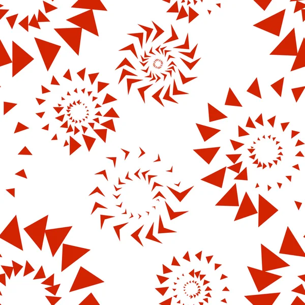 Red abstract seamless pattern — Stock Vector