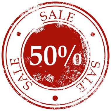 Kırmızı damga ile kelime Satılık