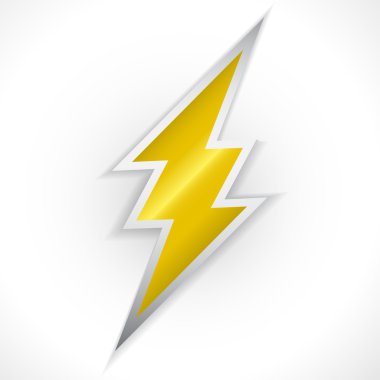 Altın aydınlatma Şimşek işareti
