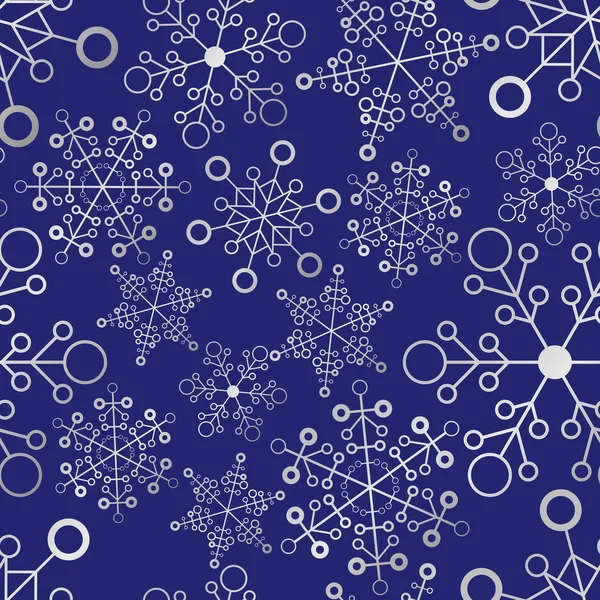 Variété décorative flocons de neige Illustration De Stock