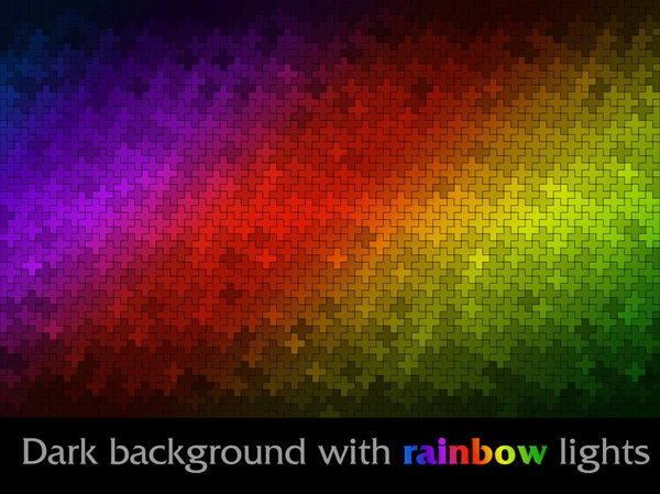 Background made from colorful crosses — Stock Vector