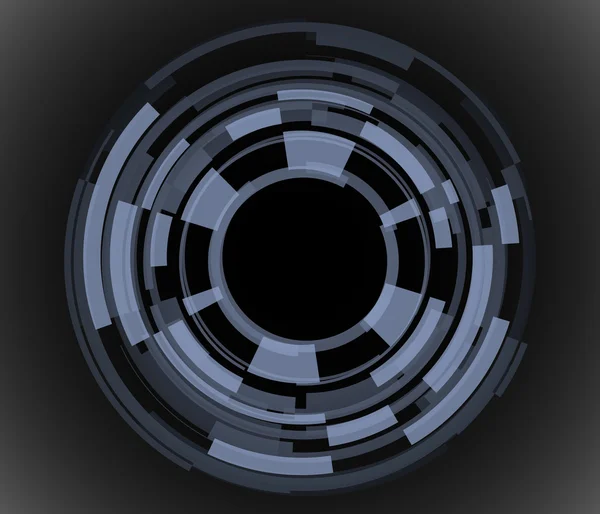 Cercle transparent abstrait — Image vectorielle