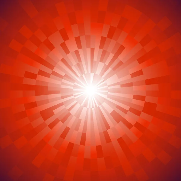 Explosion abstraite rouge — Image vectorielle
