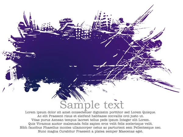 Абстрактный фиолетовый патч — стоковый вектор