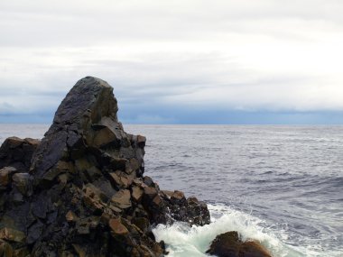 Deniz kıyısındaki kaya