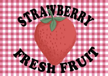 Çilek arka plan sanat