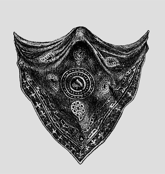 Bandana or scarf as element design
