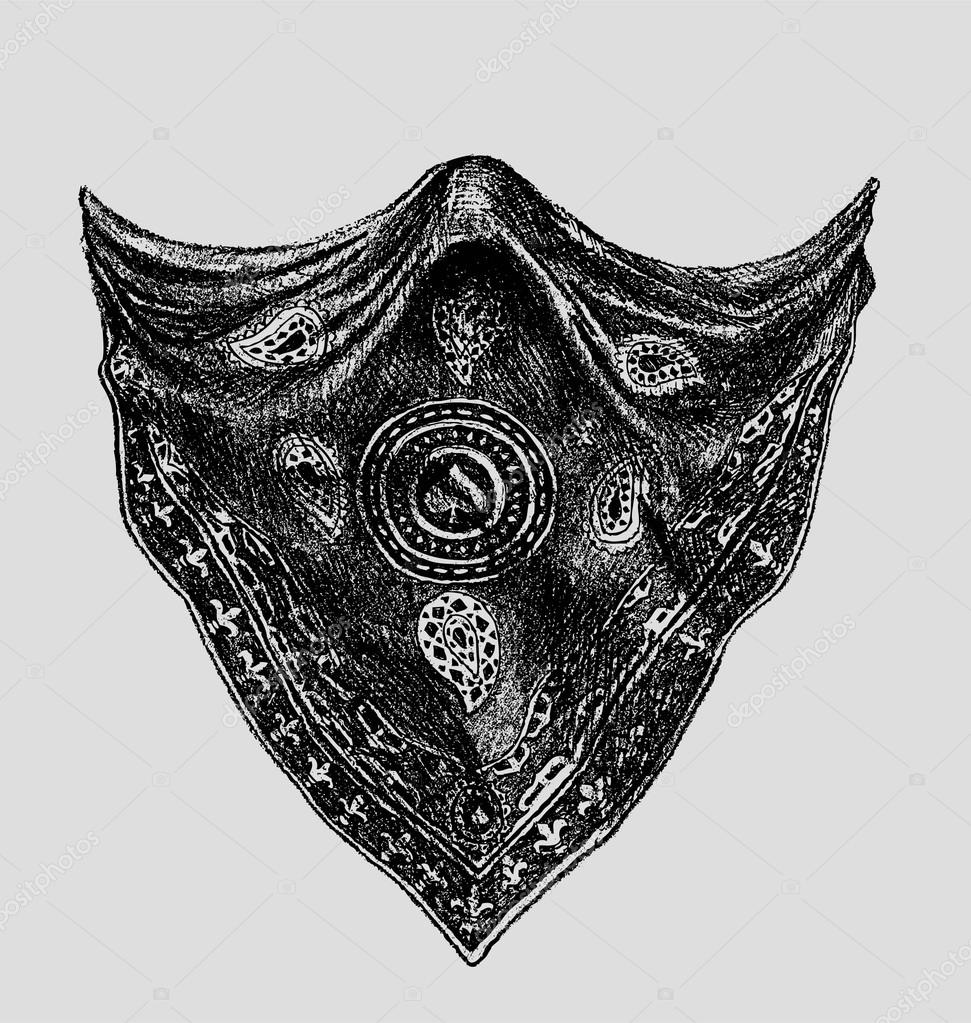 Bandana or scarf as element design — Stock Vector © ixies 75166513