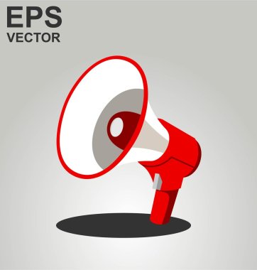 MEGAPHONE VECTOR ISOLATED clipart