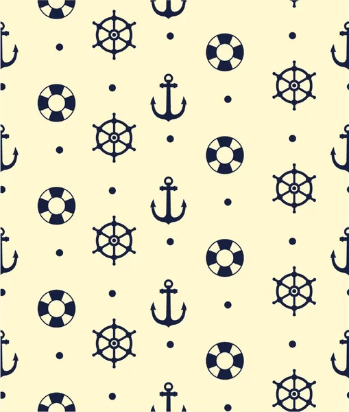 Nautica patroon Vector — Stockvector