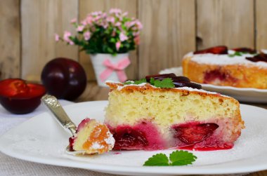 erikli kek ahşap tablo