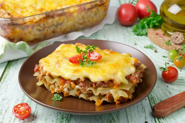 Italienische Lasagne — Stockfoto