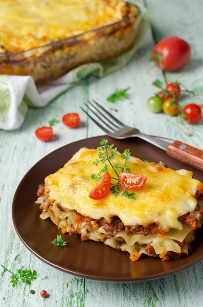 Italienische Lasagne — Stockfoto