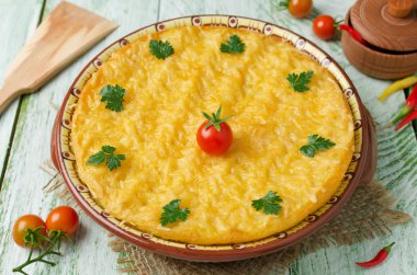 Patates ve kıyma ile güveç