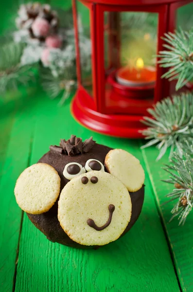Chocolate muffins Monkey — Stock Photo, Image